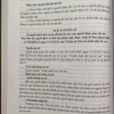 Chỉ Dẫn Tra Cứu, Áp Dụng Bộ Luật Dân Sự Năm 2015
