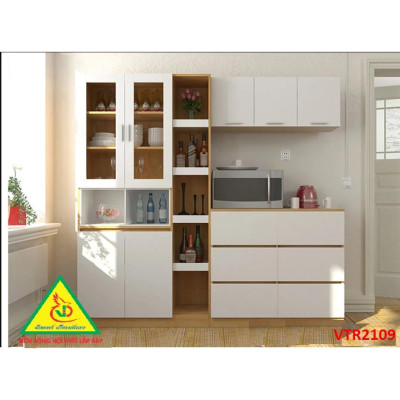 Tủ bếp gia đình thiết kế thông minh VTR2109