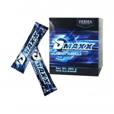 DMAXX thức uống bổ sung vitamin năng lượng có đường DAMODE 28 gói dùng thử màu xanh