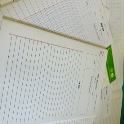 Tuanviet Books Giấy kiểm tra Kẻ ngang dành cho học sinh (Cấp 1,2,3)