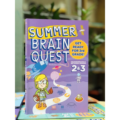 Sách Summer Brain Quest grade 2&3 - Sách cho trẻ bằng tiếng anh ( 7 - 8 tuổi )