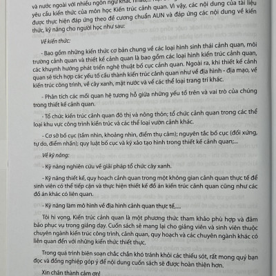 Sách - Kiến TRúc Cảnh Quan