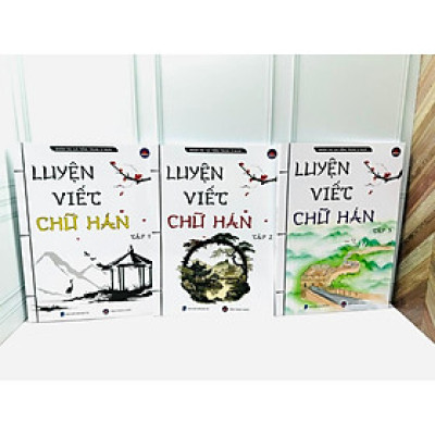 Combo Luyện Viết Chữ Hán Tập 1+2+3