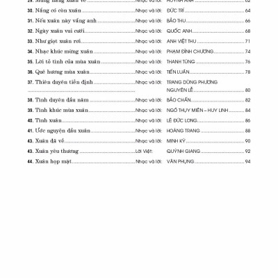 Tuyển Tập Ca Khúc Về Mùa Xuân - Cánh Thiệp Đầu Xuân