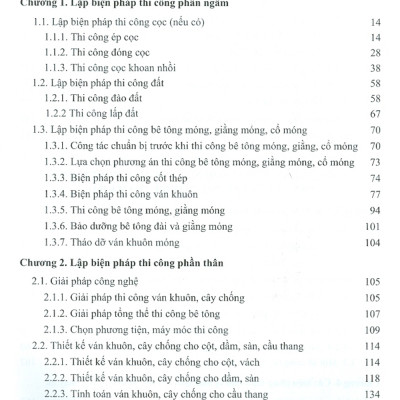 Hướng Dẫn Đồ Án Kỹ Thuật Thi Công 1 (Tái bản)