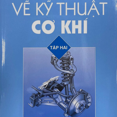 Combo Sách Vẽ kĩ thuật cơ khí tập 2 + Bài tập
