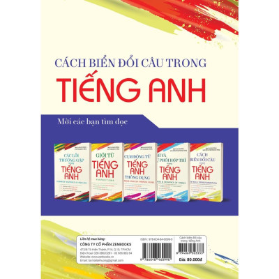 Sách - Cách Biến Đổi Câu Trong Tiếng Anh