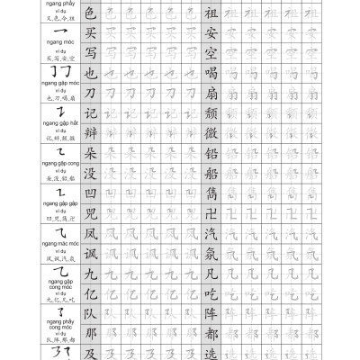 Giáo Trình Tiếng Trung Tăng Cường - Luyện Viết Chữ Hán - Tặng Video Học Viết Chữ Online