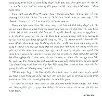 Thi Công Công Trình Biển Cố Định Bằng Thép