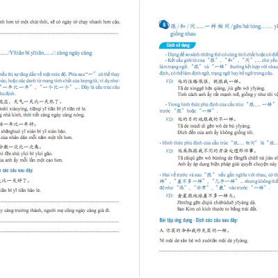 Combo Bài tập củng cố cấu ngữ pháp HSK cấu trúc giao tiếp & luyện viết HSK4-5 và Tuyển tập cấu trúc cố định tiếng Trung ứng dụng
