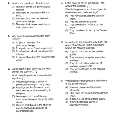 Mastering Skills For The Toefl IBT - Listening - Kèm CD