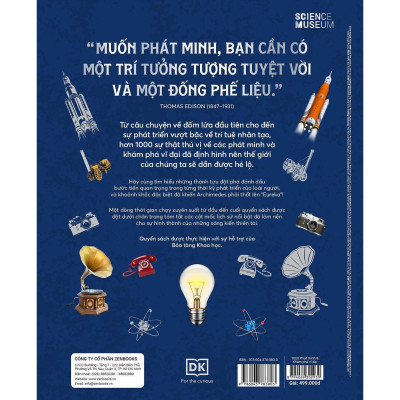 Sách - 1000 Phát Minh Và Khám Phá Vĩ Đại - Roger Bridgman - Zenbooks