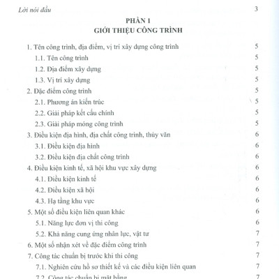 Hướng Dẫn Đồ Án Kỹ Thuật Thi Công 1 (Tái bản)