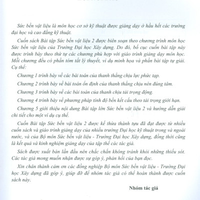 Bài Tập Sức Bền Vật Liệu - Tập 2