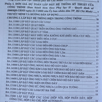 Đơn Giá Dự Toán Lắp Đặt Hệ Thống Kỹ Thuật, Lắp Đặt Máy Và Thiết Bị Công Nghệ - Tập 3