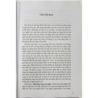 Hợp đồng trong xây dựng