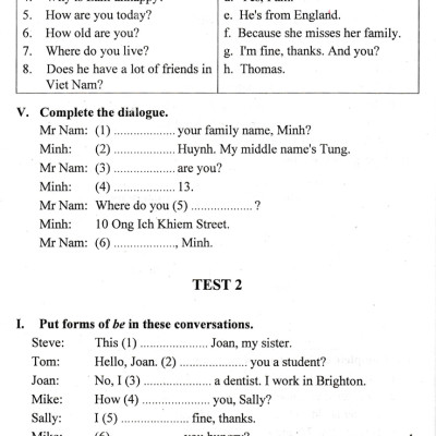 Bài Tập Tiếng Anh 7 Có Đáp Án _HA