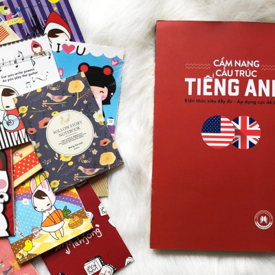 Cẩm Nang Cấu Trúc Tiếng Anh (Trang Anh) - Kèm Sổ Tay Mini Siêu Dễ Thương