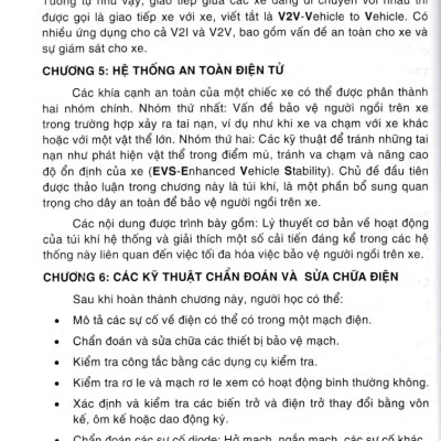 Chẩn Đoán, Sửa Chữa Các Mạch Điện, Điện Tử Trên Ô Tô