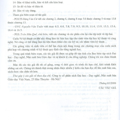 Vẽ kĩ thuật cơ khí tập 2