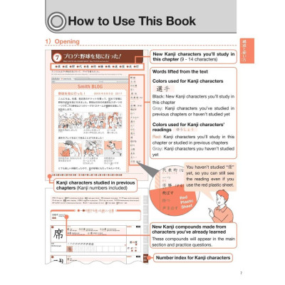 Combo 500 Chữ Kanji Cơ Bản Vol.1 + Vol.2 (kèm CD) - Bản Quyền