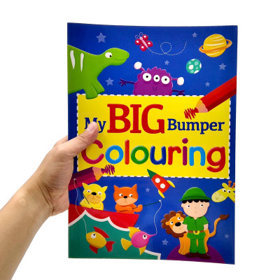 My Big Bumper Colouring (Blue)