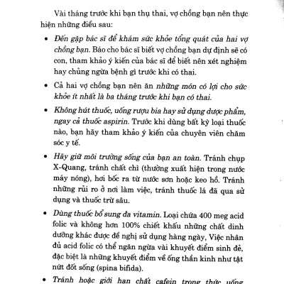 Mang Thai Và Những Điều Cần Biết (Tái Bản 2023)