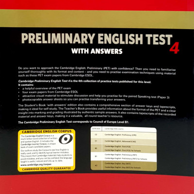 Cambridge Preliminary English Test 4 Student