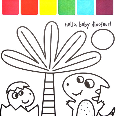 My First Paint Palette: Dinosaurs
