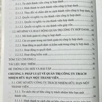 GIÁO TRÌNH PHÁP LUẬT QUẢN TRỊ CÔNG TY