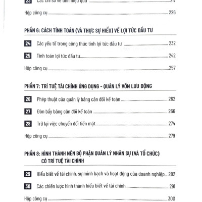 Trí Tuệ Tài Chính Dành Cho Nhà Quản Lý Nhân Sự