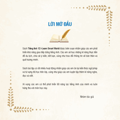 Tiếng Anh 12 i-Learn Smart World - Workbook (Sách bài tập)