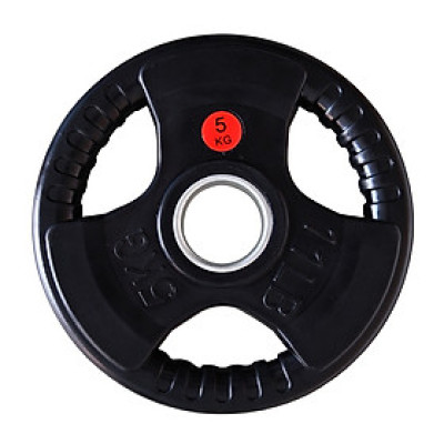 Q302 Tạ miếng cao cấp 3 lỗ (ø: 50mm) có bọc cao su non Thái Lan BG 2.5kg,5kg, 7.5kg, 10kg,15kg và 20kg (hàng nhập khẩu)