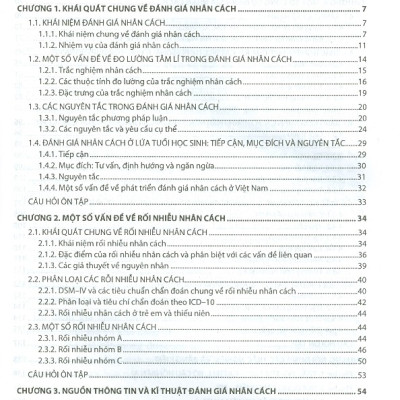 Giáo Trình Đánh Giá Nhân Cách
