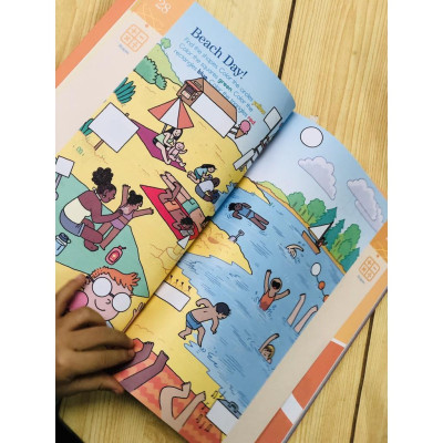 Sách summer brain quest K1 ( 5 - 6 tuổi )