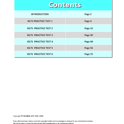 IELTS in Depth 3 (6.5 - 7.5+) - 6 Pratice Tests