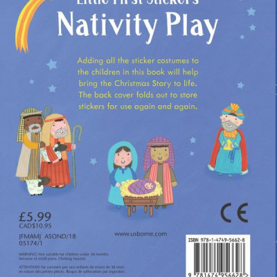 Little First Stickers Nativity Play