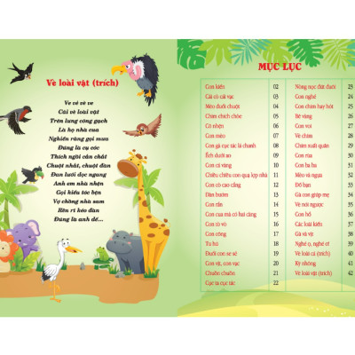 Sách - Combo 2c - Đồng dao cho bé - Động vật đáng yêu & Các trò chơi dân gian