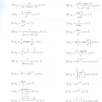 Bài Tập Toán Học Cao Cấp - Tập 3 - Chuỗi Và Phương Trình Vi Phân
