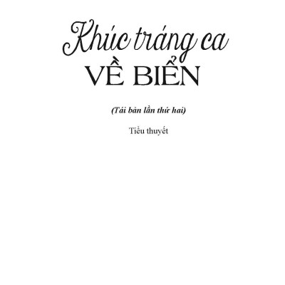 Khúc Tráng Ca Về Biển