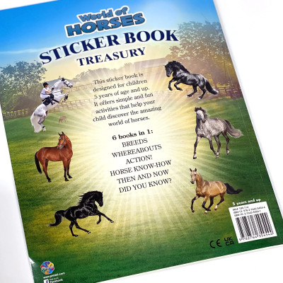 World Of Horses Sticker Book Treasury