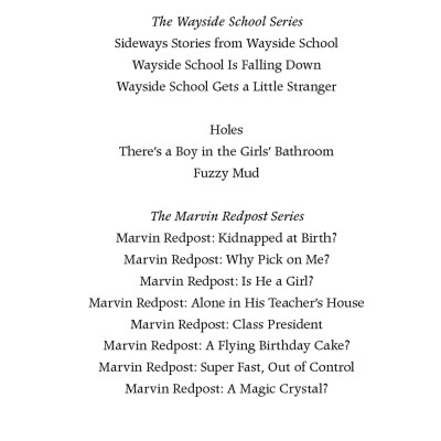 Sách ngoại văn: Wayside School Beneath The Cloud Of Doom