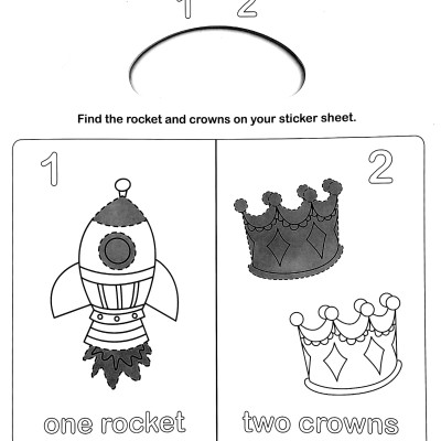 Early Learning 123 - Sticker Activity