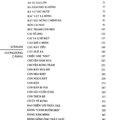 Hương Rừng Cà Mau (Bản In Năm 1962) - Bìa Cứng