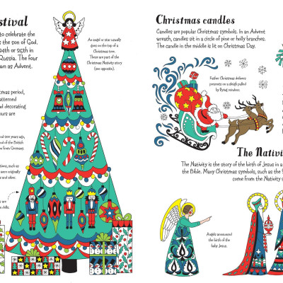 Christmas Patterns To Colour
