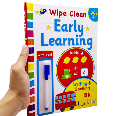 Wipe Clean Bind Up 4+ - Early Learning (With Pen)