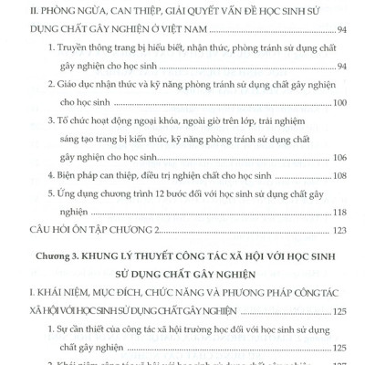 Công Tác Xã Hội Với Học Sinh Sử Dụng Chất Gây Nghiện