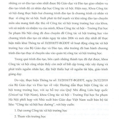 Công Tác Xã Hội Với Học Sinh Có Vấn Đề Sức Khỏe Tâm Thần