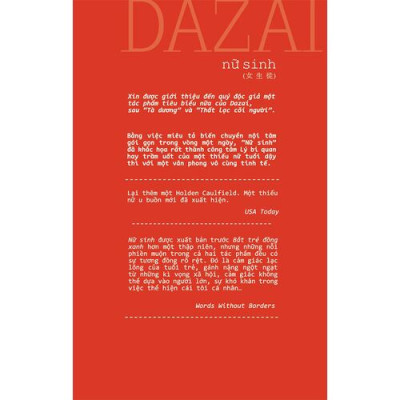 Nữ Sinh - Dazai Osamu (Tái bản 2022)