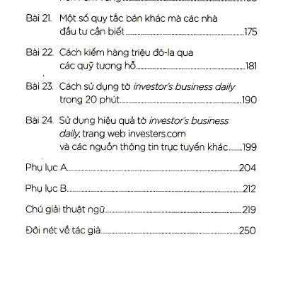 24 Bài Học Sống Còn Để Đầu Tư Thành Công Trên Thị Trường Chứng Khoán (Tái Bản)